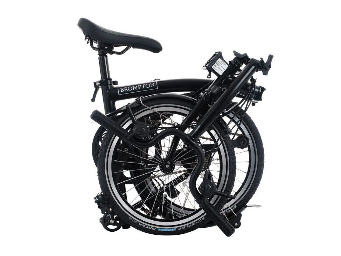 Rower składany Brompton C-Line 4s Dynamo SV8 Matt Black SV8