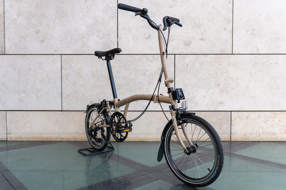 Rower składany Brompton C-Line 4s Dune Sand
