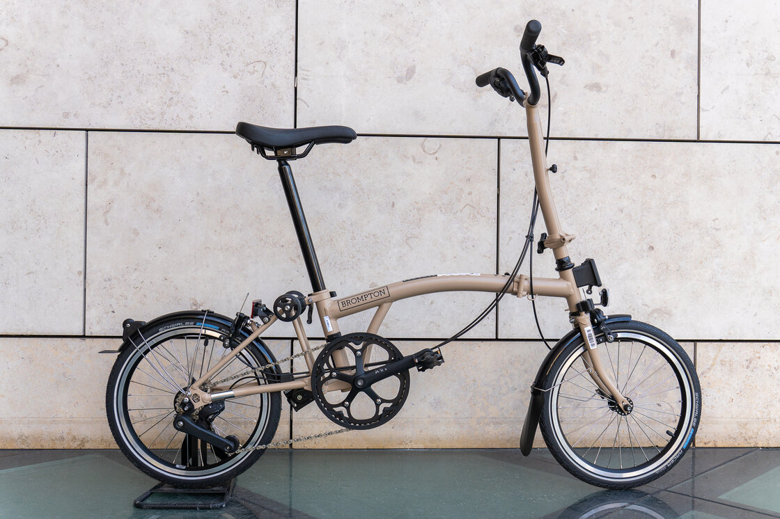 Rower składany Brompton C-Line 4s Dune Sand