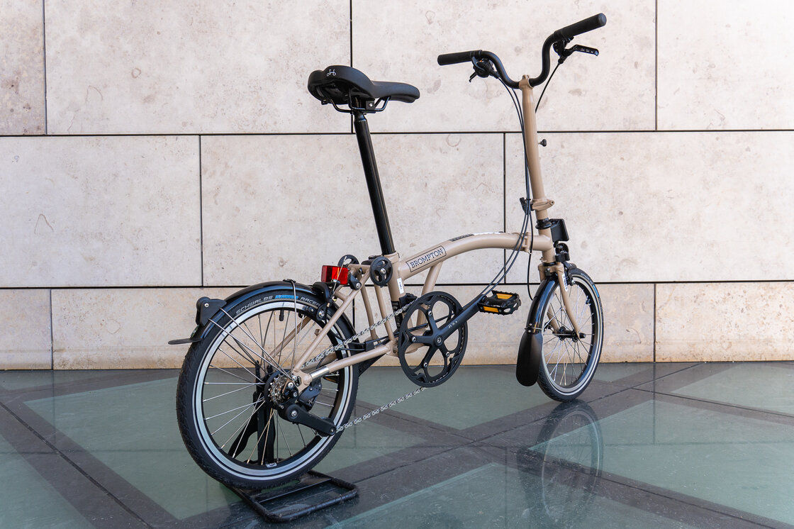 Rower składany Brompton C-Line 4s Dune Sand