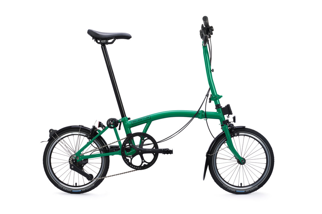 Rower składany Brompton C-Line 4s Palm Green