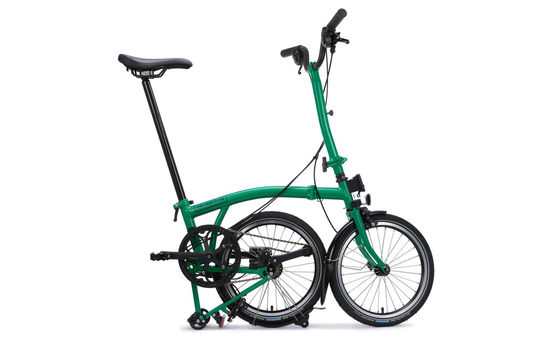 Rower składany Brompton C-Line 4s Palm Green