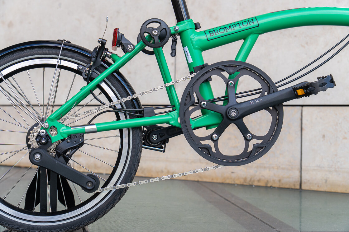 Rower składany Brompton C-Line 4s Palm Green