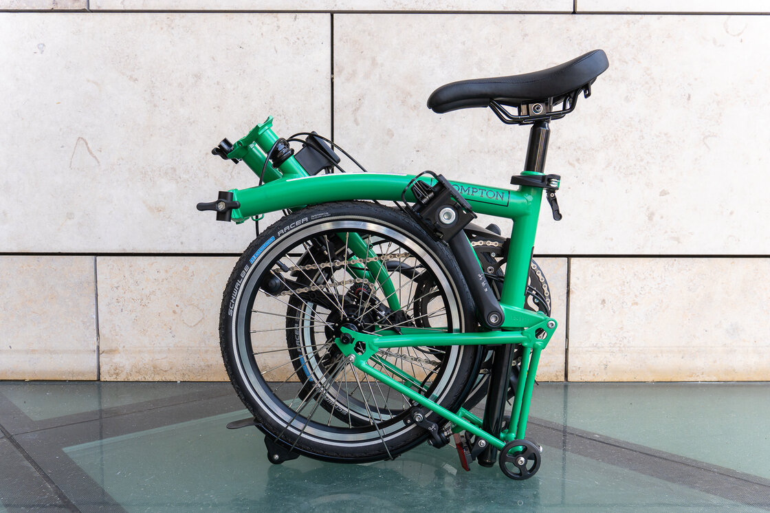 Rower składany Brompton C-Line 4s Palm Green