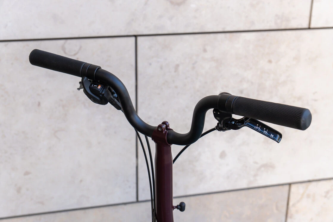 Rower składany Brompton C-Line 4s Plum Red