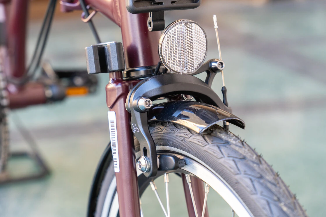 Rower składany Brompton C-Line 4s Plum Red