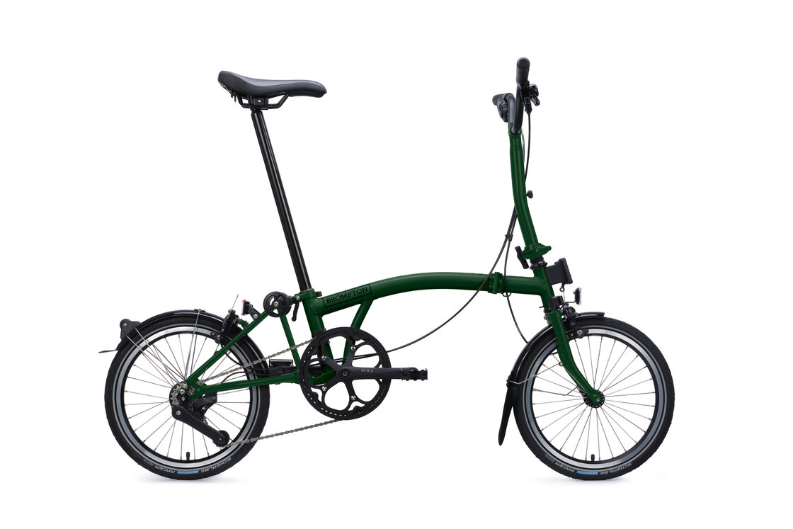 Rower składany Brompton C-Line 4s Racing Green