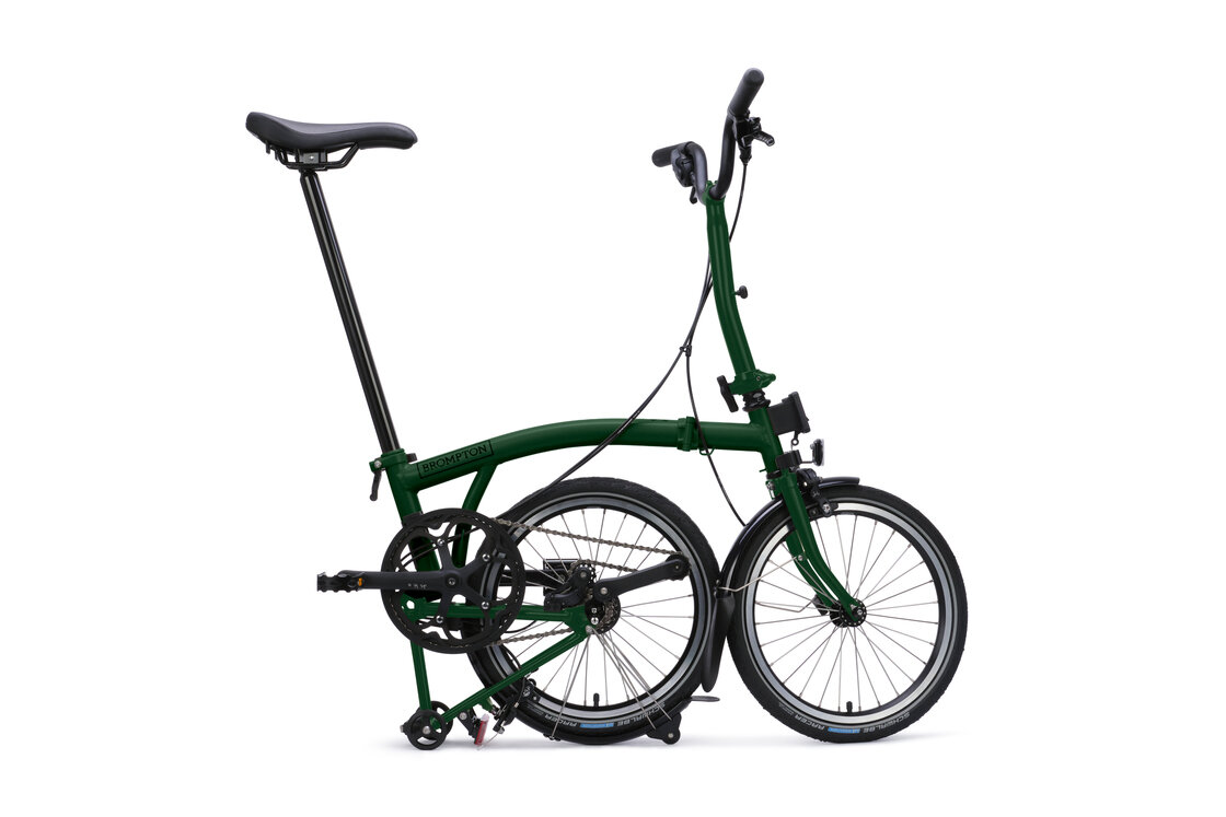 Rower składany Brompton C-Line 4s Racing Green