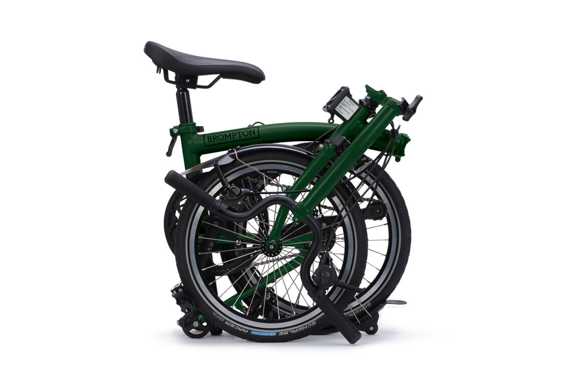 Rower składany Brompton C-Line 4s Racing Green