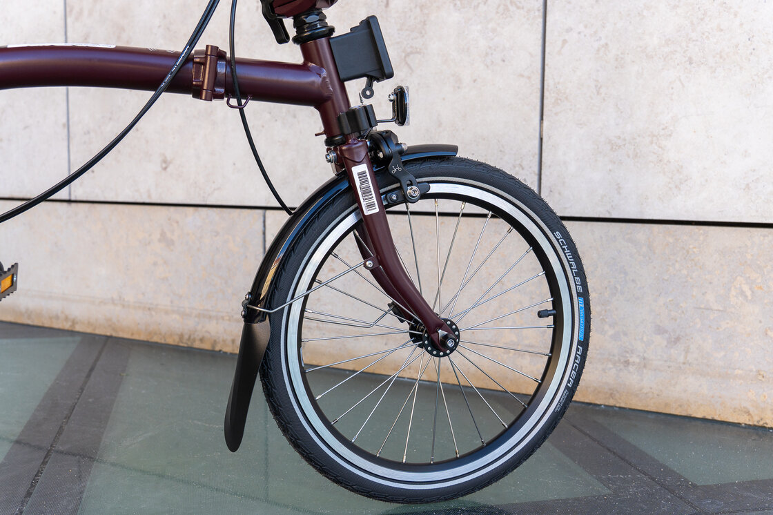 Rower składany Brompton C-Line 4s Red Plum