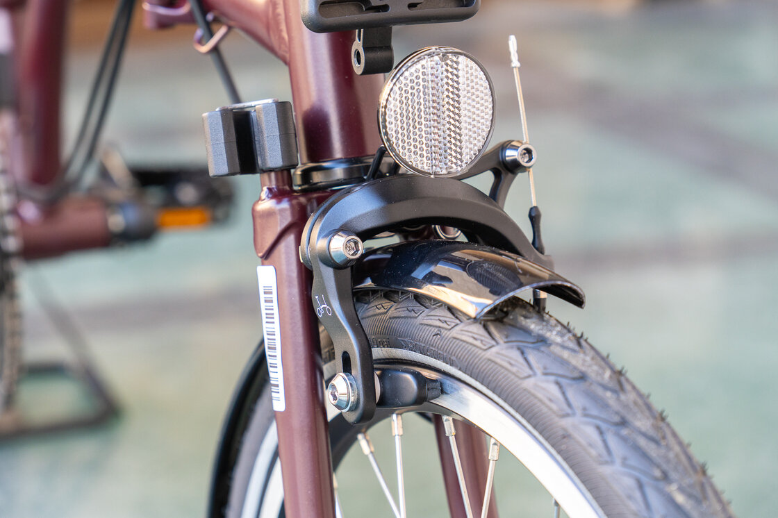 Rower składany Brompton C-Line 4s Red Plum