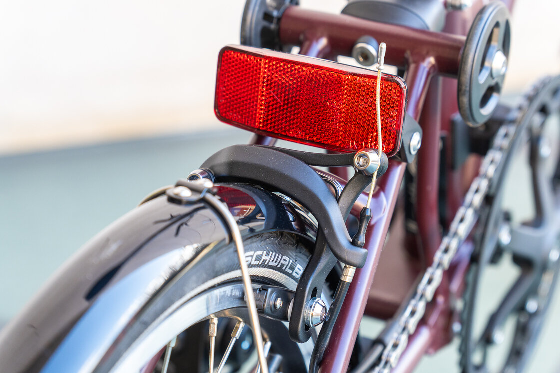 Rower składany Brompton C-Line 4s Red Plum