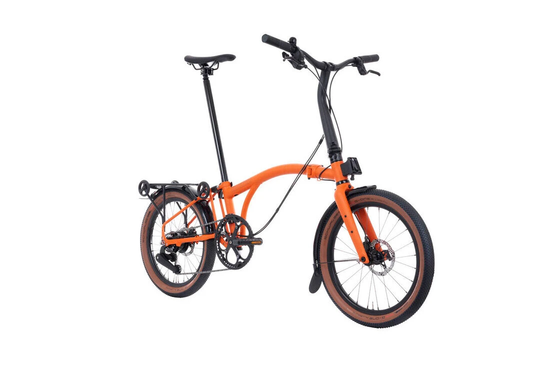 Rower składany Brompton G-Line 8s Adventure Orange