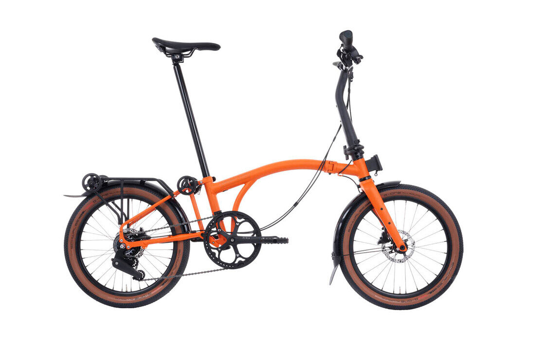 Rower składany Brompton G-Line 8s Adventure Orange