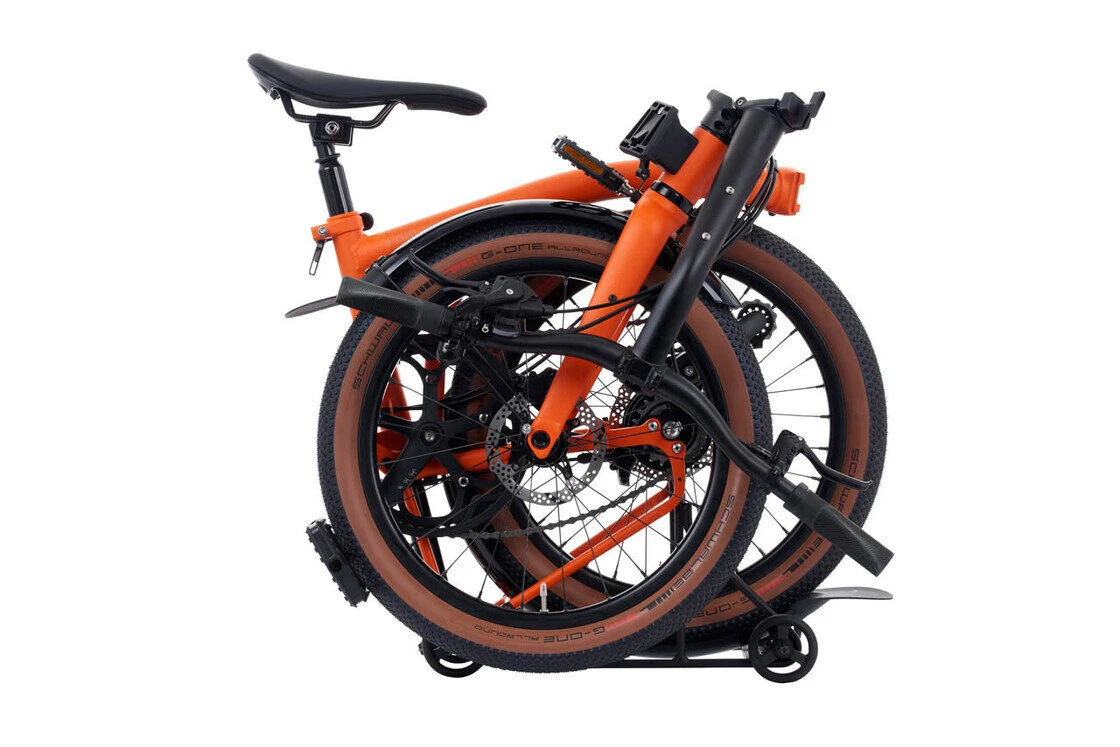 Rower składany Brompton G-Line 8s Adventure Orange
