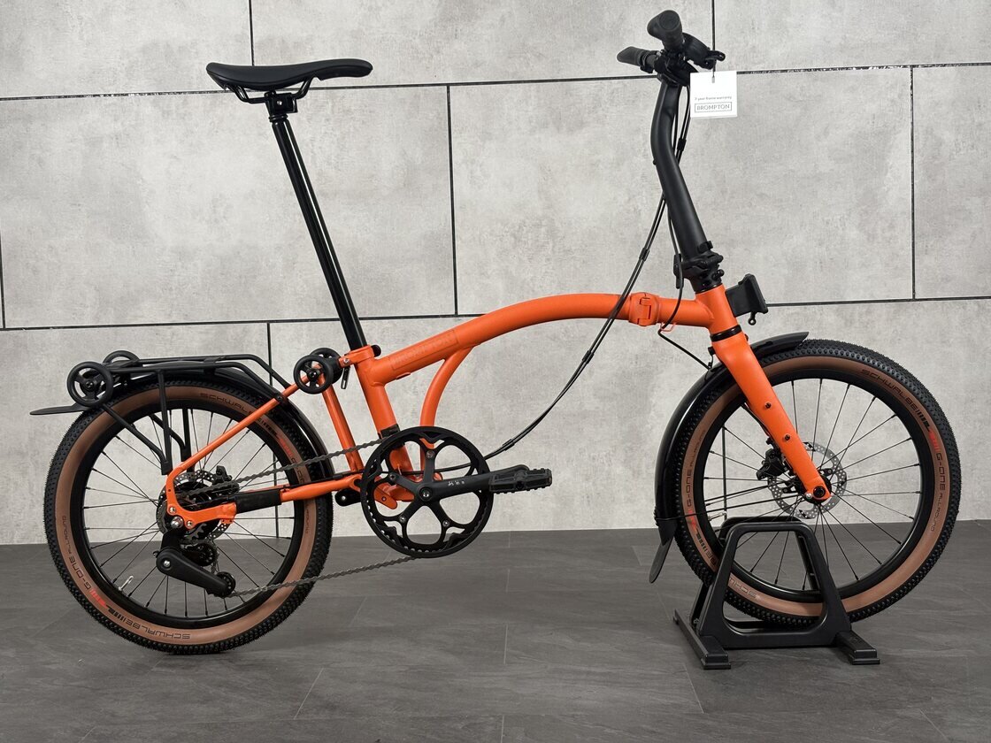 Rower składany Brompton G-Line 8s Adventure Orange