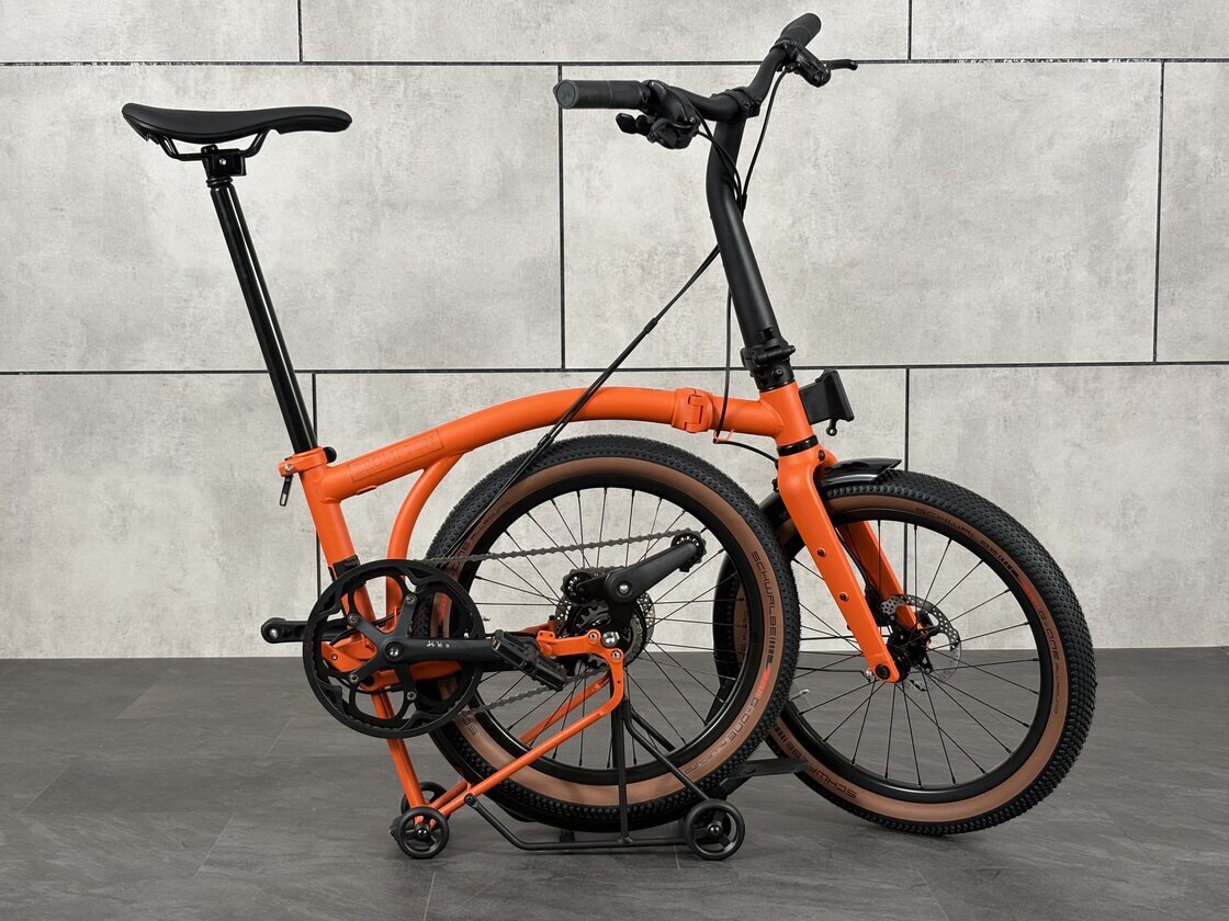 Rower składany Brompton G-Line 8s Adventure Orange
