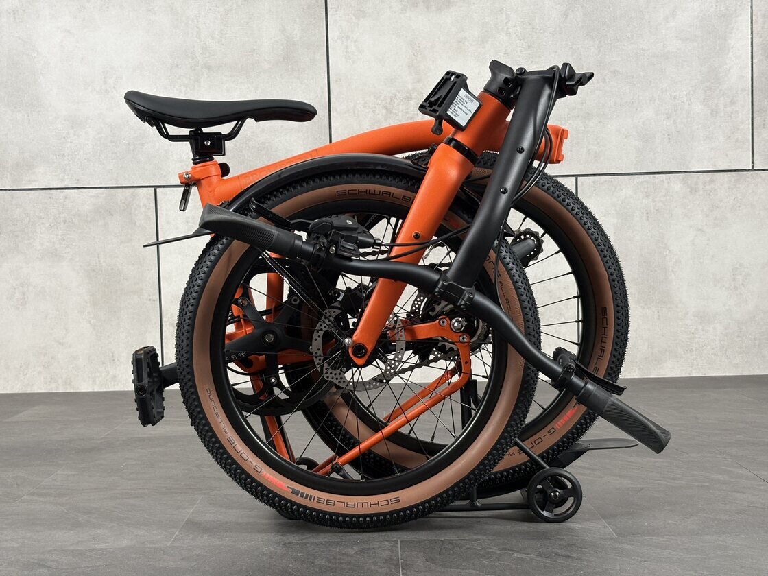 Rower składany Brompton G-Line 8s Adventure Orange