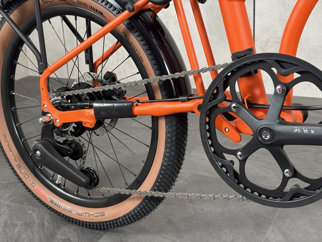 Rower składany Brompton G-Line 8s Adventure Orange
