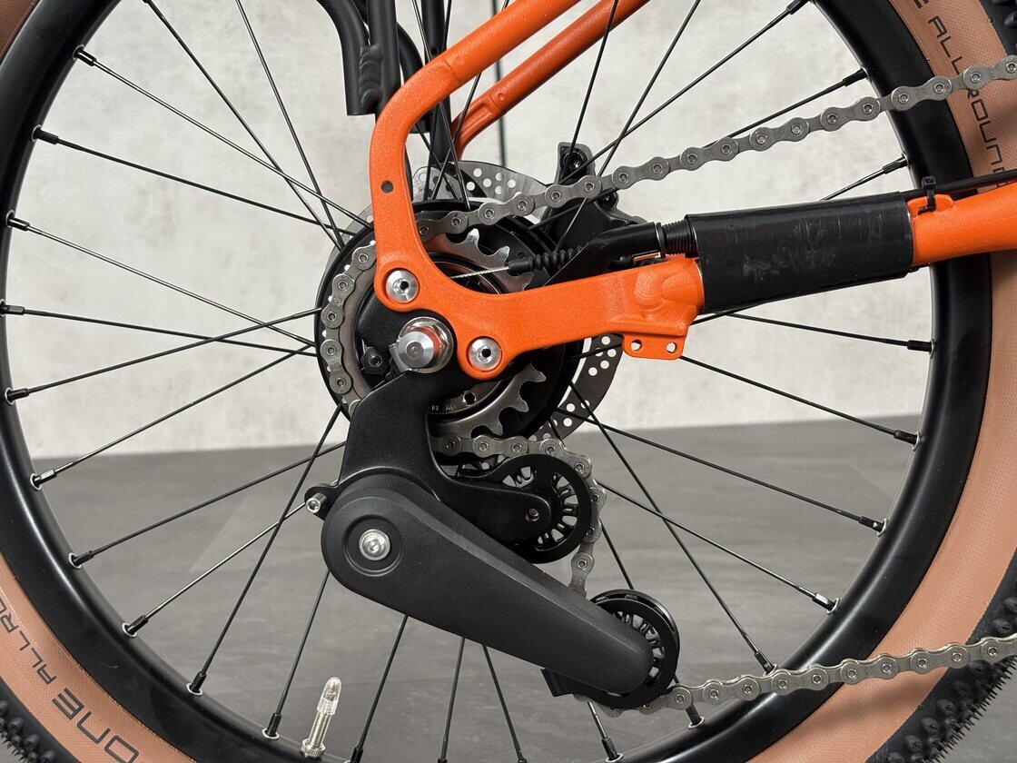 Rower składany Brompton G-Line 8s Adventure Orange