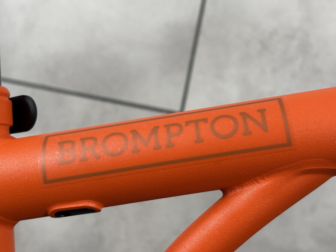 Rower składany Brompton G-Line 8s Adventure Orange