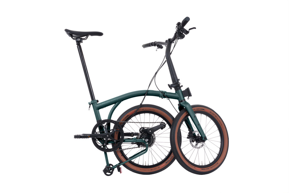 Rower składany Brompton G-Line 8s Forest Green