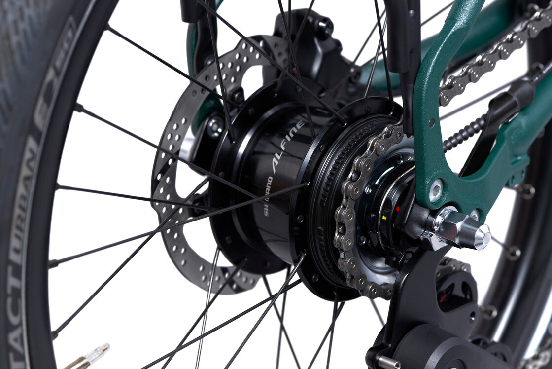 Rower składany Brompton G-Line 8s Forest Green