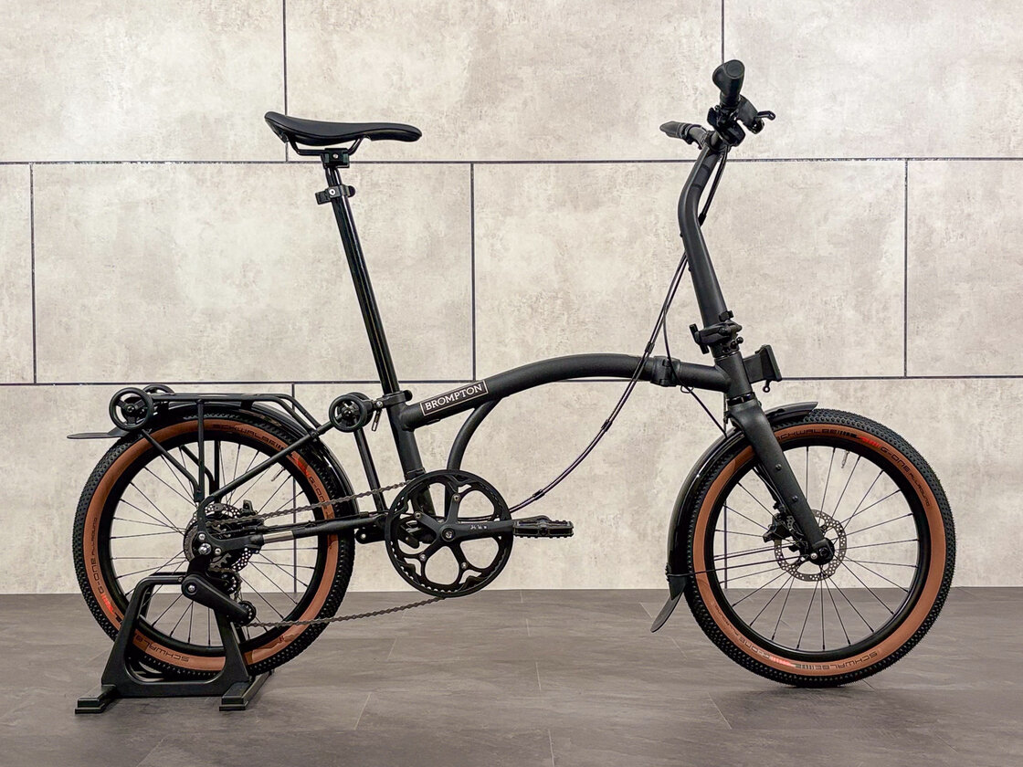 Rower składany Brompton G-Line 8s Space Black