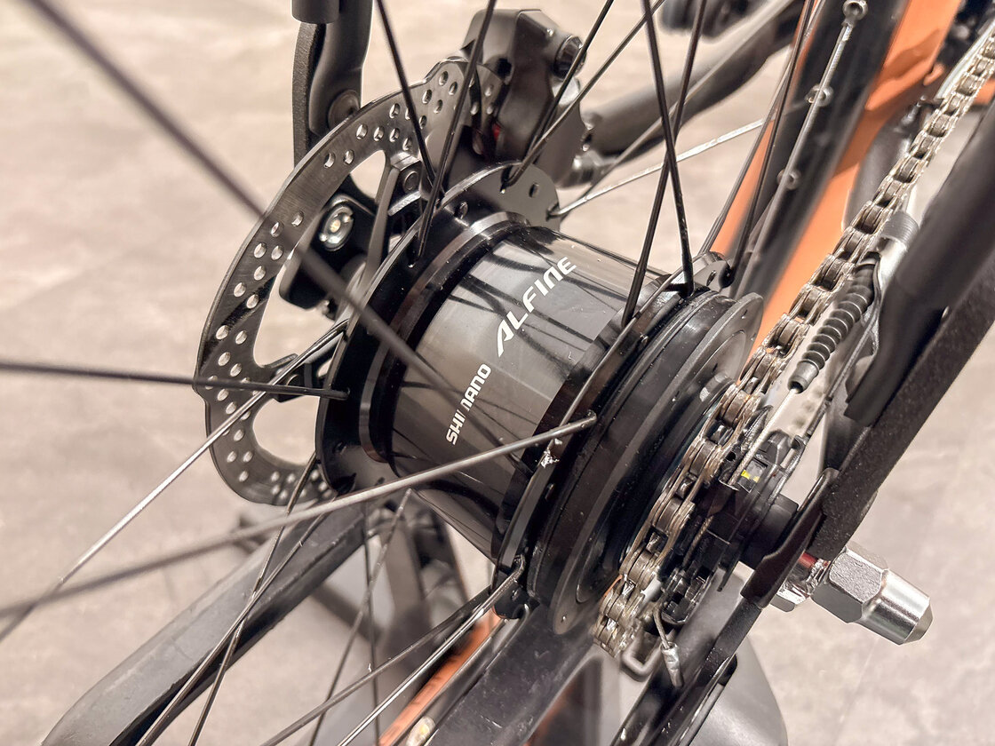 Rower składany Brompton G-Line 8s Space Black