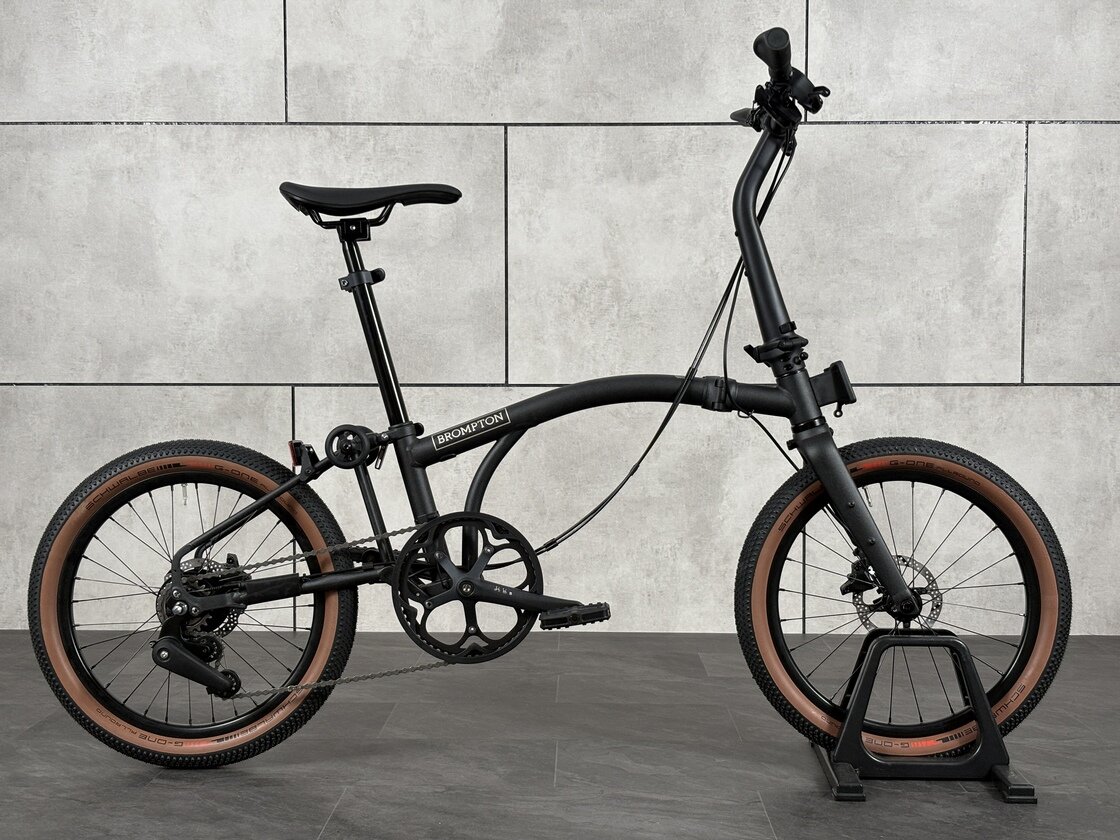 Rower składany Brompton G-Line 8s Space Black