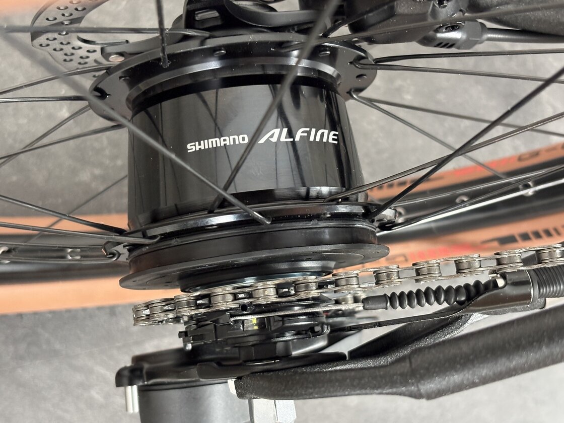 Rower składany Brompton G-Line 8s Space Black