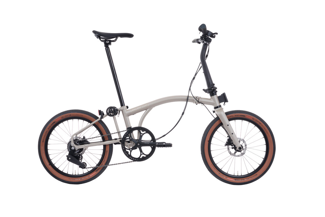 Rower składany Brompton G-Line 8s Traildust White
