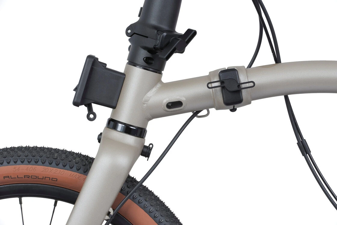 Rower składany Brompton G-Line 8s Traildust White