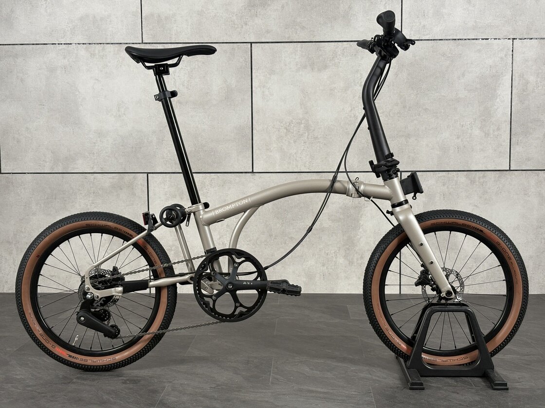 Rower składany Brompton G-Line 8s Traildust White