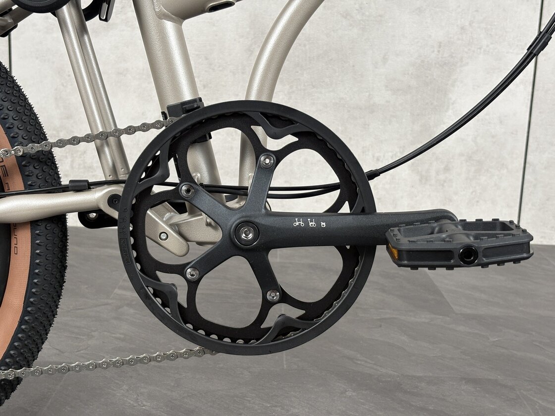Rower składany Brompton G-Line 8s Traildust White