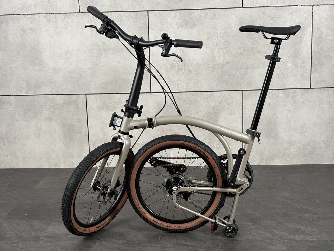 Rower składany Brompton G-Line 8s Traildust White