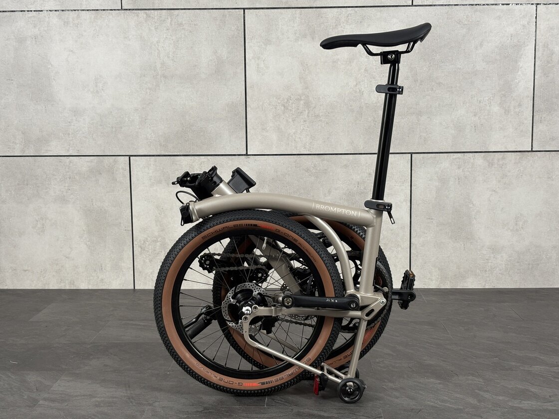 Rower składany Brompton G-Line 8s Traildust White