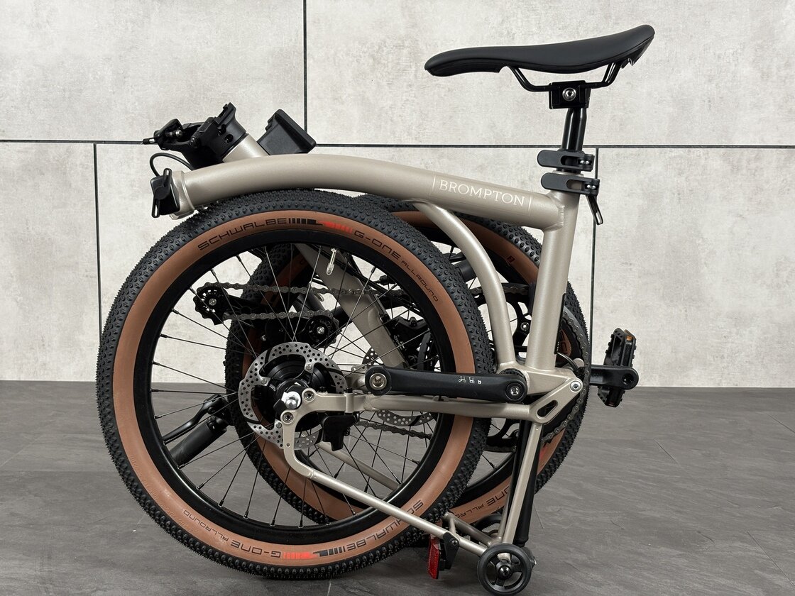 Rower składany Brompton G-Line 8s Traildust White