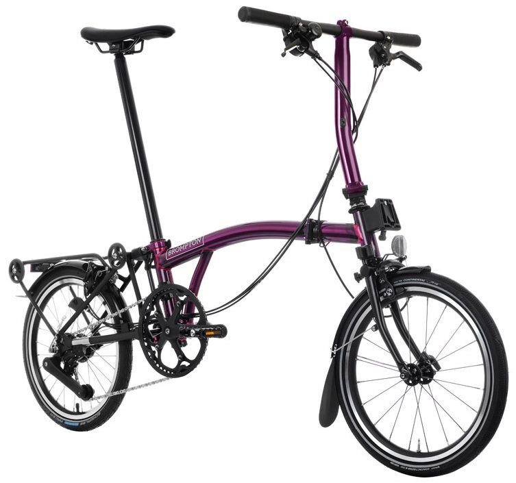 Rower składany Brompton P-Line 12 Amethyst Lacquer