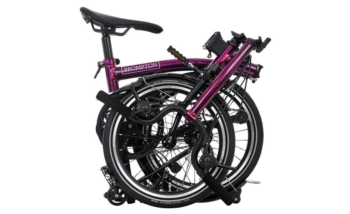 Rower składany Brompton P-Line 12 Amethyst Lacquer