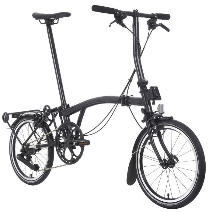 Rower składany Brompton P-Line 12 Midnight Black Metallic