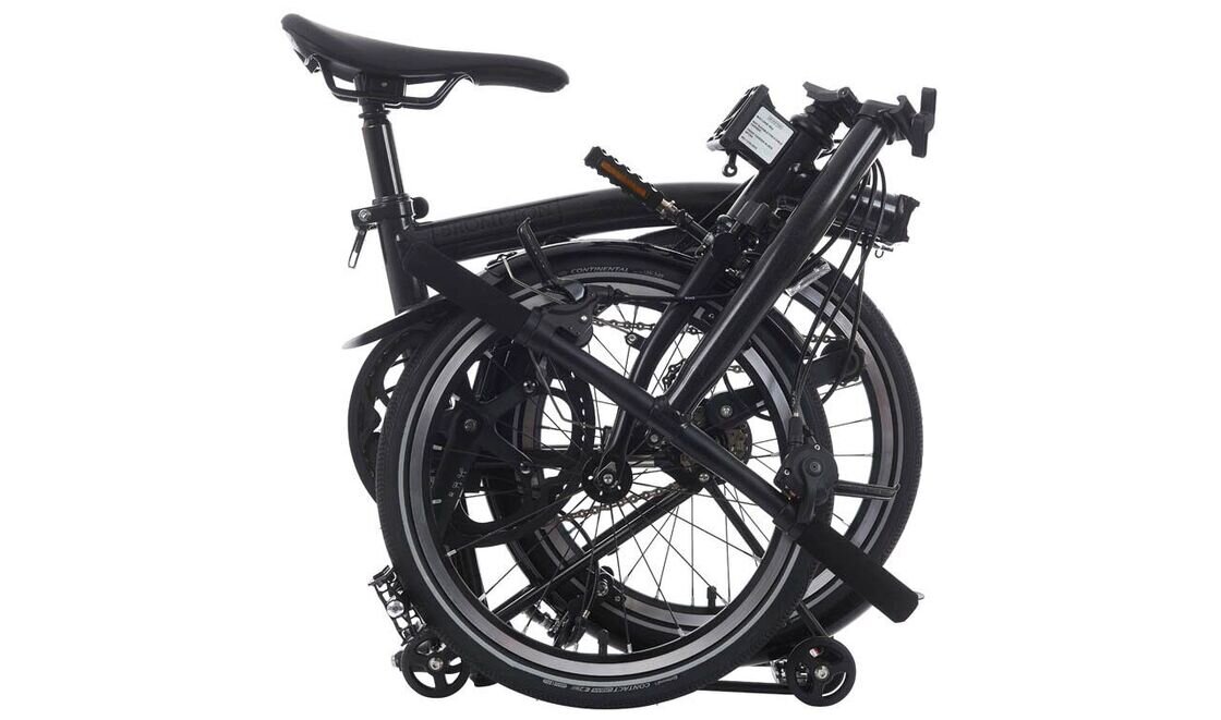 Rower składany Brompton P-Line 12 Midnight Black Metallic