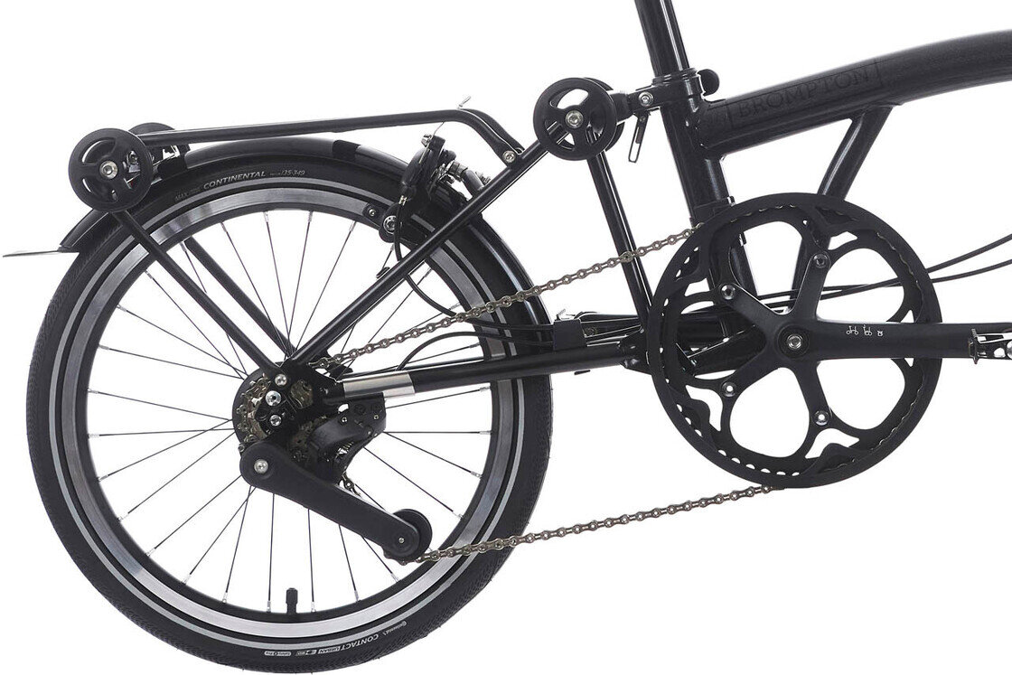 Rower składany Brompton P-Line 12 Midnight Black Metallic