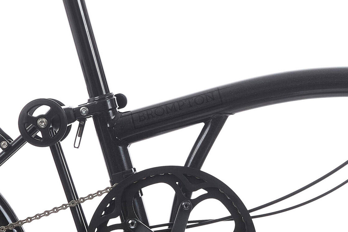 Rower składany Brompton P-Line 12 Midnight Black Metallic