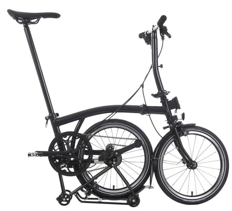 Rower składany Brompton P-Line 12s Midnight Black Metallic