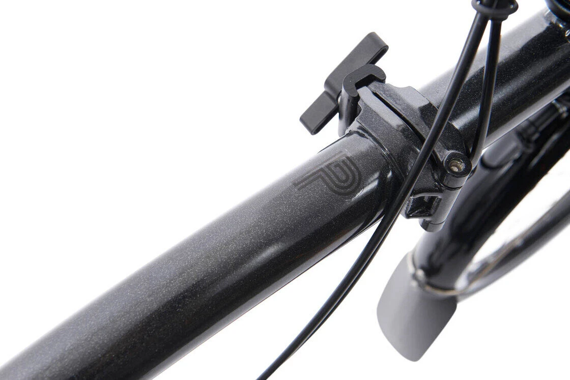 Rower składany Brompton P-Line 12s Midnight Black Metallic