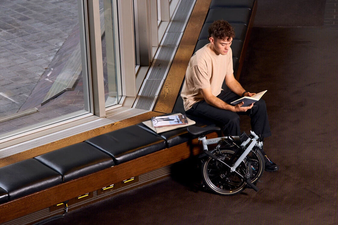 Rower składany Brompton P-Line 4s Lunar Ice