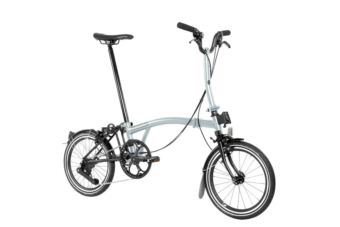 Rower składany Brompton P-Line 4s  Lunar Ice