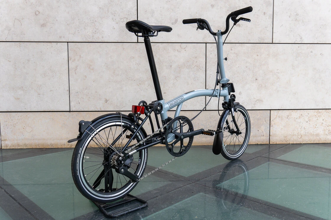 Rower składany Brompton P-Line 4s  Lunar Ice