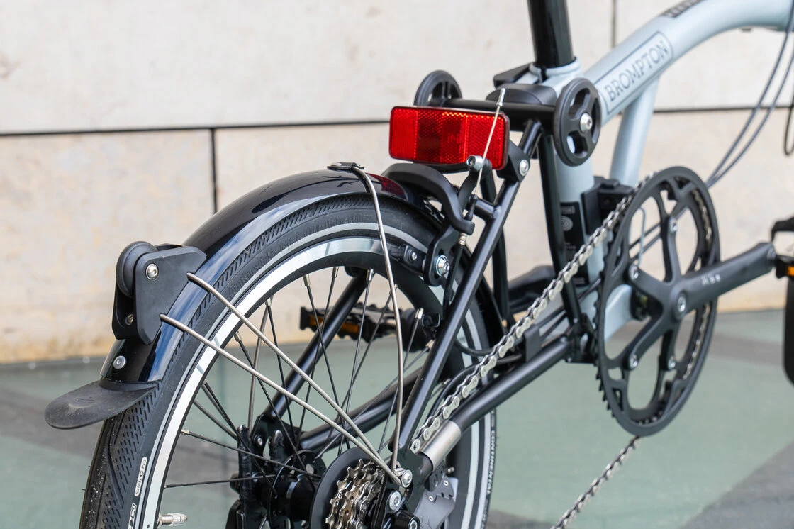 Rower składany Brompton P-Line 4s  Lunar Ice